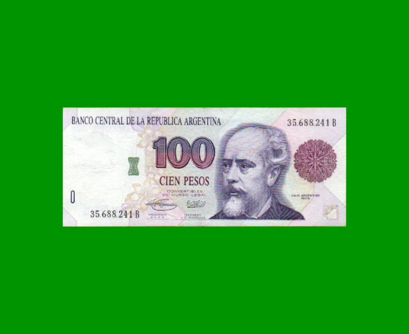 PESOS CONVERTIBLES 1er DISEÑO $100,00, BOT 3078 AÑO 1995, ESTADO EXCELENTE- .-