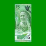 BILLETE DE BARBADOS 5 DOLARES, PICK 81, AÑO 2022, ESTADO SIN CIRCULAR.-