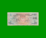 BONO DE TUCUMAN 10,00 AUSTRALES, EC 108, AÑO 1986, ESTADO BUENO.-