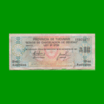 BONO DE TUCUMAN 10,00 AUSTRALES, EC 108, AÑO 1986, ESTADO BUENO.-