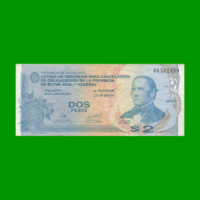 BONO DE ENTRE RIOS $ 2,00, EC 331, AÑO 31/12/2001, ESTADO  MUY BUENO- .