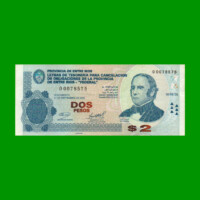 BONO DE ENTRE RIOS $ 2,00, EC 345, AÑO 21/05/2002, ESTADO MUY BUENO .