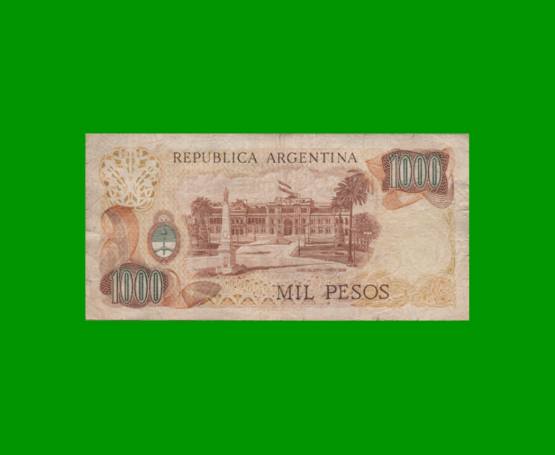 PESOS LEY 18.188, $1.000, BOT 2452, AÑO 1980, MUY BUENO- .- - Imagen 2