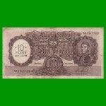 MONEDA NACIONAL $1.000 RESELLADO A $10,00 PESOS LEY 18.188, BOT 2211, AÑO 1969, ESTADO MUY BUENO- .-