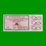 BONO DE CORDOBA $ 5,00, EC 262, AÑO 1996, SERIE B, ESTADO EXCELENTE+ .-