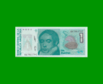 BILLETE DE AUSTRALES, 1 AUSTRAL, BOT 2808, AÑO 1988, ESTADO SIN CIRCULAR.-