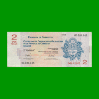 BONO CORRIENTES $2,00, EC 311, SERIE B, ESTADO EXCELENTE.-