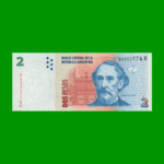 PESOS CONVERTIBLES 2do DISEÑO $2,00, BOT 3240, AÑO 2013, ESTADO EXCELENTE- .-
