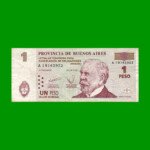 BONO DE BUENOS AIRES $1,00, EC 211, AÑO 2001, ESTADO MUY BUENO.