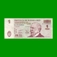 BONO DE BUENOS AIRES $1,00, EC 211, AÑO 2001, ESTADO MUY BUENO.