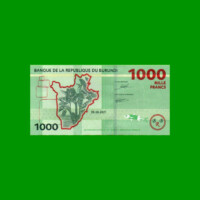 BILLETE DE BURUNDI 1.000 FRANCOS, PICK 51b, AÑO 2021 ESTADO SIN CIRCULAR.-