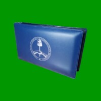 CARPETA C/ LOGO APNA, PARA BILLETES INDIVIDUALES, MARCA V K Nº 0 (14x23cm), NUEVA.-
