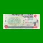 BONO CATAMARCA $1,00, EC 229, SERIE C, ESTADO MUY BUENO-.