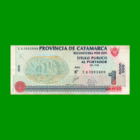 BONO CATAMARCA $1,00, EC 229, SERIE C, ESTADO MUY BUENO-.