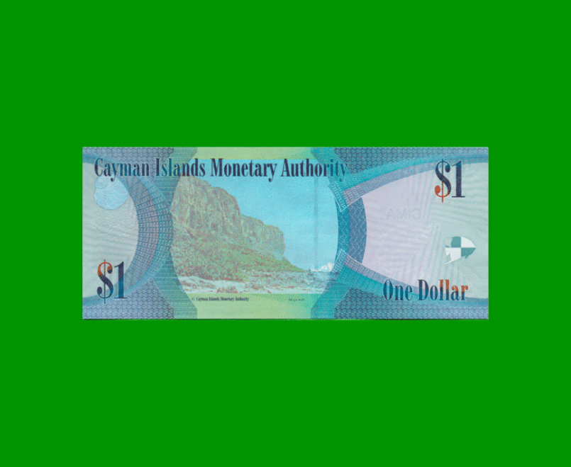 BILLETE DE ISLAS CAYMAN 1 DOLAR, PICK 38c, ESTADO SIN CIRCULAR.- - Imagen 2