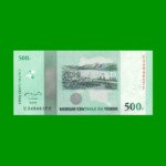 BILLETE DE CONGO 500 FRANCOS, PICK 100, AÑO 2010, ESTADO SIN CIRCULAR.-