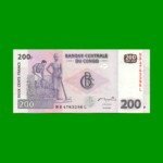 BILLETE DE CONGO 200 FRANCOS, PICK 99, AÑO 2007, ESTADO SIN CIRCULAR.-