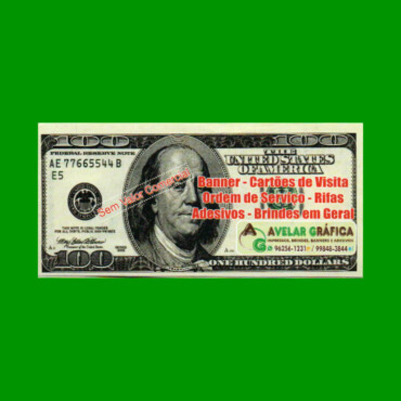BILLETE DE EEUU 100 DOLARES, PUBLICITARIOS, ESTADO SIN CIRCULAR.-