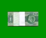 FAJO DE BILLETES DE BRASIL 1 CRUZEIRO, PICK 191Ac, N° CAT 132, AÑO 1980, ESTADO SIN CIRCULAR.-
