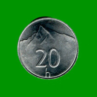 MONEDA DE ESLOVAQUIA 20 HALER, AÑO 2001, ESTADO NUEVA.-
