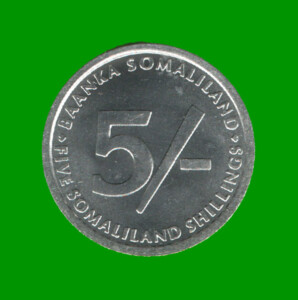 MONEDA DE SOMALILANDIA 5 CHELIN, AÑO 2005, ESTADO NUEVA.-