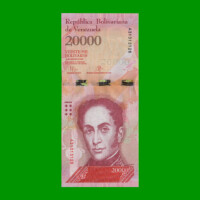 BILLETE DE VENEZUELA 20.000 BOLIVARES, PICK 99, AÑO 2017, ESTADO SIN CIRCULAR.-