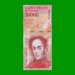 BILLETE DE VENEZUELA 20.000 BOLIVARES, PICK 100, AÑO 2017, ESTADO SIN CIRCULAR.-