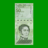 BILLETE DE VENEZUELA 50 BOLIVARES, PICK 118, AÑO 2021, ESTADO SIN CIRCULAR.-