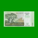 BILLETE DE MADAGASCAR 2.000 ARIARY, PICK 93, AÑO 2012, ESTADO SIN CIRCULAR.-