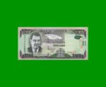 BILLETE DE JAMAICA 100 DOLARES PICK NEW, AÑO 2014 ESTADO SIN CIRCULAR.-
