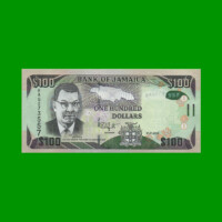 BILLETE DE JAMAICA 100 DOLARES PICK NEW, AÑO 2014 ESTADO SIN CIRCULAR.-
