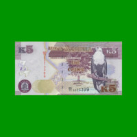 BILLETE DE ZAMBIA 5 KWACHA, PICK 50, AÑO 2012, ESTADO SIN CIRCULAR.-