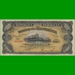 BILLETE DE PARAGUAY 100 GUARANI, PICK 159, AÑO 1907