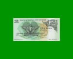 BILLETE DE PAPUA NUEVA GUINEA 2 KINA, PICK 5a, AÑO 1981, ESTADO SIN CIRCULAR.