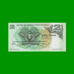 BILLETE DE PAPUA NUEVA GUINEA 2 KINA, PICK 5a, AÑO 1981, ESTADO SIN CIRCULAR.