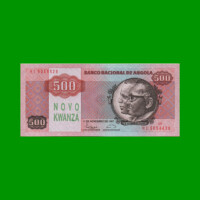 BILLETE DE ANGOLA 500 KWANZAS, PICK 123, AÑO 1991, ESTADO SIN CIRCULAR.-