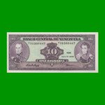 BILLETE DE VENEZUELA 10 BOLIVARES, PICK 61d, AÑO 1995, ESTADO  EXCELENTE.-