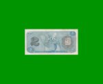BILLETE DE VENEZUELA 2 BOLIVARES, PICK 69, AÑO 1989, ESTADO EXCELENTE-. - - Imagen 2