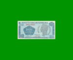 BILLETE DE VENEZUELA 2 BOLIVARES, PICK 69, AÑO 1989, ESTADO EXCELENTE-. -