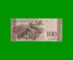 BILLETE DE VENEZUELA 100 BOLIVARES, PICK 93g, AÑO 2013, ESTADO EXCELENTE+. - - Imagen 2