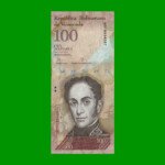 BILLETE DE VENEZUELA 100 BOLIVARES, PICK 93g, AÑO 2013, ESTADO EXCELENTE+. -