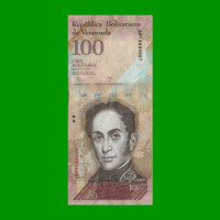 BILLETE DE VENEZUELA 100 BOLIVARES, PICK 93g, AÑO 2013, ESTADO EXCELENTE+. -