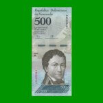 BILLETE DE VENEZUELA 500 BOLIVARES, PICK 94a, AÑO 2016, ESTADO SIN CIRCULAR.-