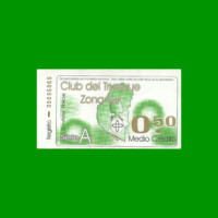 BONO CLUB DEL TRUEQUE, ZONA SUR, 0,50 CREDITO, MG 2118, ESTADO EXCELENTE.-