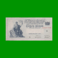 EL PROGRESO $ 5,00, BOT 1868, AÑO 1955, ESTADO MUY BUENO+ .-