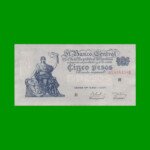 EL PROGRESO $ 5,00, BOT 1870a, AÑO 1956, ESTADO EXCELENTE+ .-