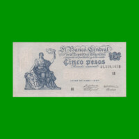 EL PROGRESO $ 5,00, BOT 1872, AÑO 1957, ESTADO EXCELENTE.-