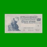 EL PROGRESO $ 5,00, BOT 1875, AÑO 1958, ESTADO EXCELENTE.-
