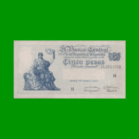 EL PROGRESO $ 5,00, BOT 1876, AÑO 1959, ESTADO SIN CIRCULAR.-