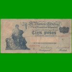 EL PROGRESO $ 100,00, BOT 1895, AÑO 1937, ESTADO BUENO+ .-